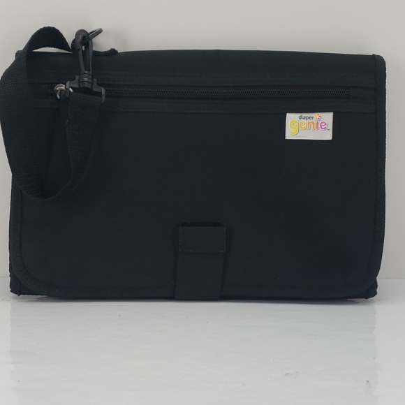 Diaper Genie | Travel Changing Pack | Black - Picture 1 of 7